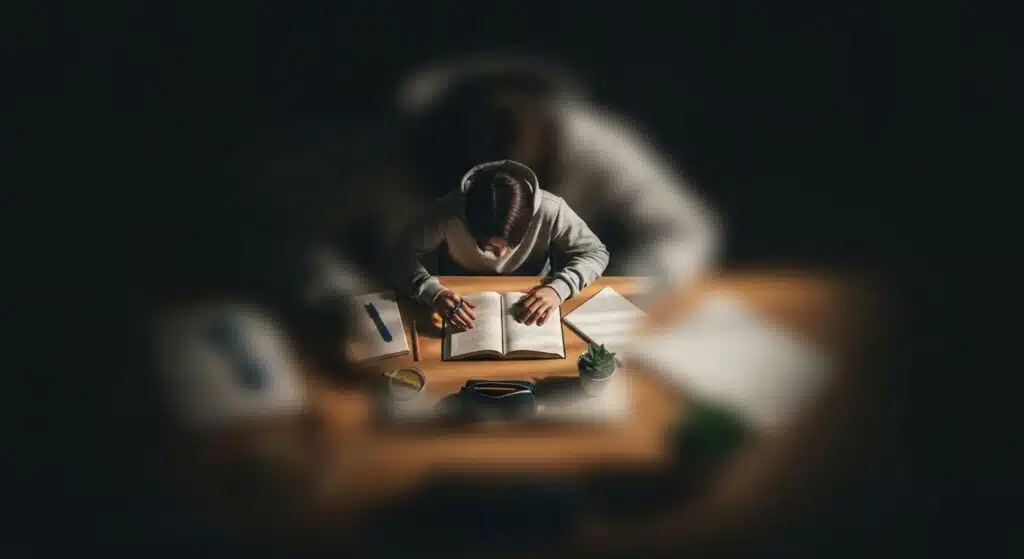 An educational infographic titled "12 Proven Techniques on How to Improve Focus and Reading," featuring icons for the Pomodoro Technique, environment optimization, active note-taking, and digital distraction blocking.